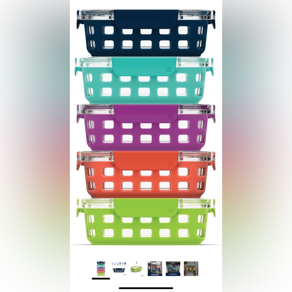 Ello glass food storage